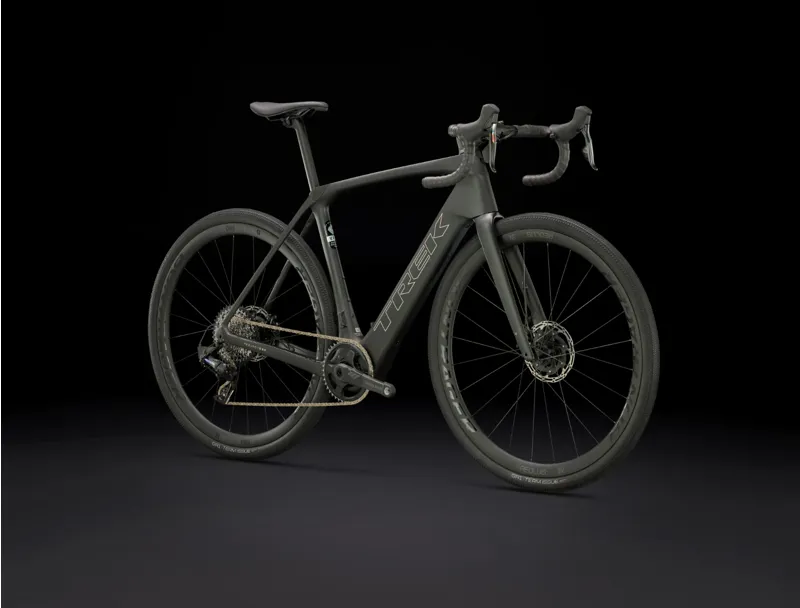 Trek Domane+ SLR 7 AXS Electric Carbon Road Bike 2024 in Matte Deep Smoke-2